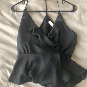 Flowy criss cross camisole